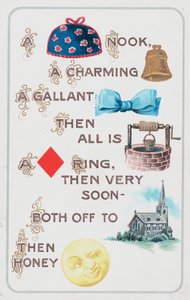 Carte postale de puzzle d