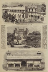 Images de Delhi (gravure) - English School