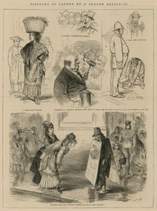 Images de Londres par un artiste français - English School