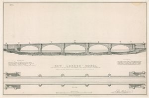 Plan pour le nouveau pont de Londres - English School