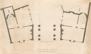 Plan du prix capital, 13 Pickett Street, Temple Bar, Londres - English School