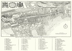 Plan de la ville et du château d