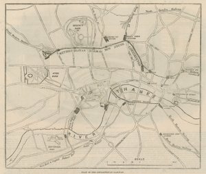 Plan du Chemin de Fer Métropolitain - English School
