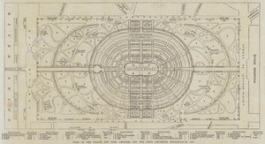 Plan du palais et du parc conçus pour l