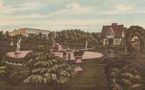 Plymouth : Swiss Lodge et jardins, Devonport Park - English School