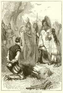 Pocahontas sauve la vie du capitaine Smith - English School