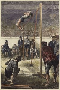 Saut à la perche au Agricultural Hall - English School