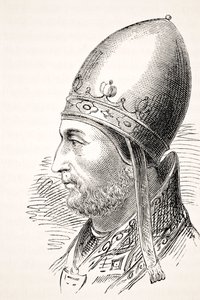 Le pape Adrien IV, de 