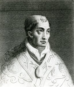 Pape Jean VIII (820-882) (gravure)