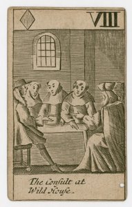 Carte à jouer du complot papiste - English School