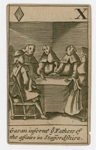Carte à jouer du complot papiste - English School