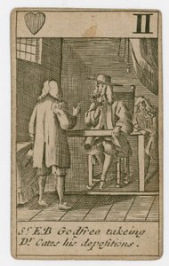 Carte à jouer du complot papiste - English School