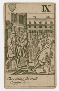 Carte à jouer du complot papiste