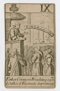 Carte à jouer du complot papiste