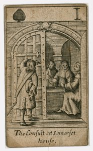 Carte à jouer du complot papiste - English School