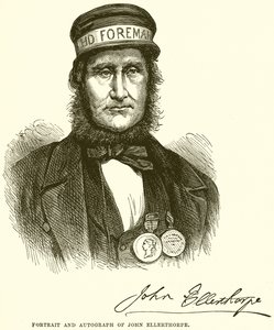 Portrait et autographe de John Ellerthorpe - English School