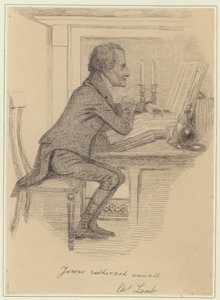 Portrait de Charles Lamb - English School