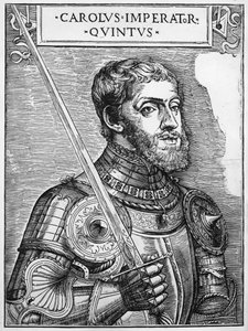 Portrait de Charles V (1500-58), Saint Empereur romain - English School