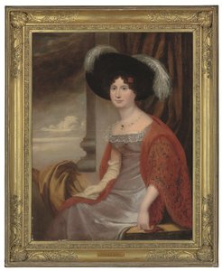 Portrait de Charlotte Yeates, Lady Lopes - English School