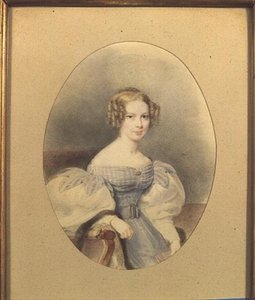 Portrait de la comtesse Elizabeth von Sandizell, dite Lili, âgée de 18 ans - English School