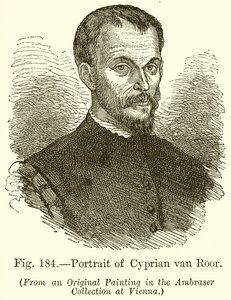Portrait de Cyprian Van Roor - English School