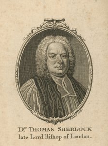 Portrait de Dr Thomas Sherlock - English School