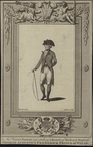 Portrait de George Augustus Frederick, Prince de Galles - English School