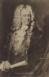 Portrait de George Friedrich Handel - English School