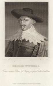 Portrait de George Wither - English School