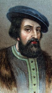 Portrait de Hernando Cortés (1485-1547) conquérant anglais - De la série « Leaders of Men »