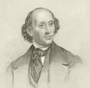 Portrait de Hans Christian Andersen - English School