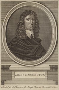 Portrait de James Harrington - English School