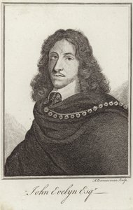 Portrait de John Evelyn - English School