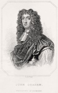 Portrait de John Graham, vicomte de Dundee - English School