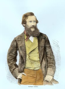 Portrait de John Hanning Speke (1827-64) (coloration ultérieure) - English School