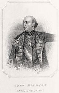 Portrait de John Manners, marquis de Granby - English School