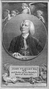 Portrait de John Stanley (1712-86) - English School