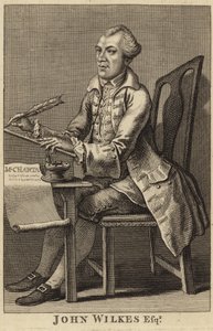 Portrait de John Wilkes - English School