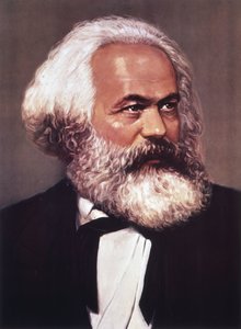 Portrait de Karl Marx - English School