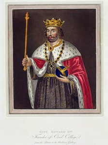 Portrait du roi Édouard II (1284-1327) fondateur de l