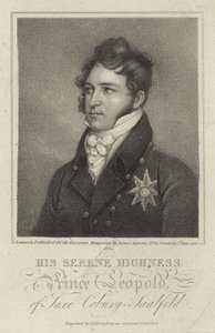 Portrait du roi Léopold Ier de Belgique - English School