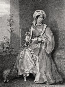 Portrait de Lady Hester Stanhope - English School