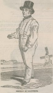 Portrait de Lillywhite - English School