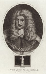 Portrait de Lord Chief Justice Holt - English School