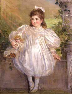 Portrait de Margaret Holmes a Court, vers 1890 - English School