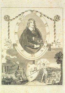 Portrait de Nicholas Culpeper (1616-54), frontispice de Culpeper
