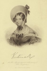 Portrait de la reine Victoria - English School