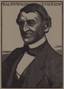 Portrait de Ralph Waldo Emerson - English School