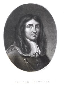 Portrait de Richard Cromwell (1626-1712) gravé par Richard Earlom (1743-1822) de 