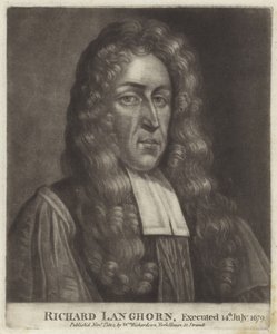 Portrait de Richard Langhorne - English School